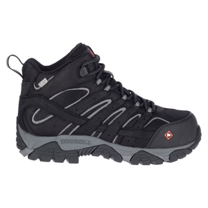 Bottes de Securite Merrell Moab Vertex Mid Waterproof Comp Toe Noir Femme | K.E.NBGH